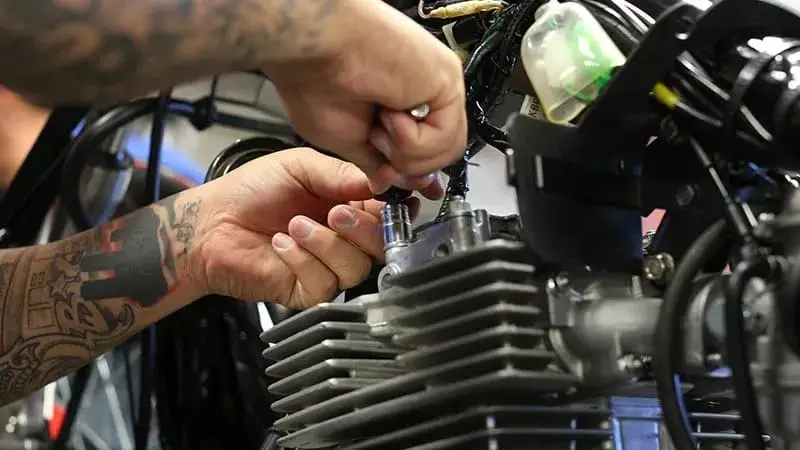 Northland Cycle mechanic shop